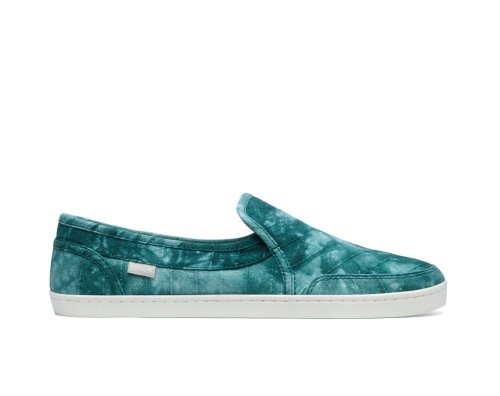 Sanuk Womens Pair O Dice Tie Dye Green Shoes | SBXZNC561